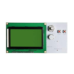 JRUIAN Accesorios de Impresora Módulo LCD12864 para Impresora 3D Arduino se Puede Utilizar en GT2560 V3.0 / GT2560 V3.1 para Accesorios de impresión 3 características