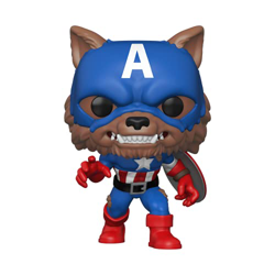 Funko 55506 POP Marvel: Year of the Shield - Captain America Capwolf (Amazon Exclusive) características