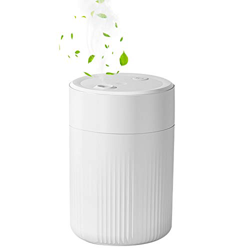 Humidificador Mini con Tanque de Agua de 280ml Apagado automático y función de luz Nocturna (Blanco) en oferta