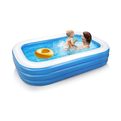 KASAN Piscina Inflable Piscina Hinchable, Piscina Rectangular Infantil Inflable, Fiesta AcuáTica De Verano Piscina Familiar para Niños, Adultos, Jardí precio