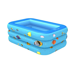 KASAN Piscina Inflable Piscina Hinchable, Piscina Rectangular Infantil Inflable, Fiesta AcuáTica De Verano Piscina Familiar para Niños, Adultos, Jardí precio