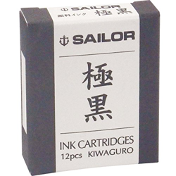 Sailor 13-0602-120 Gokukuro - Cartucho de tinta para pluma estilográfica. precio