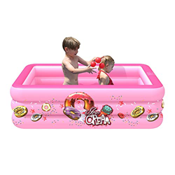 sympuk Piscina Inflable Rectangular - 50 más Gruesa Que Otras en el Mercado - Fondo Suave Bañera para Piscina Infantil para bebés, niños y Adultos - A en oferta