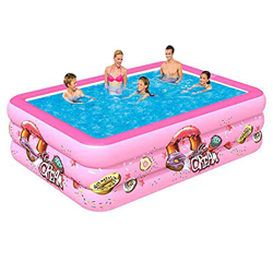 Bagalqio Piscina Inflable Rectangular - 50 más Gruesa Que Otras en el Mercado - Fondo Suave Bañera para Piscina Infantil para bebés, niños y Adultos - en oferta