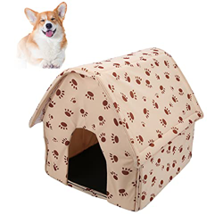 01 Caseta para Perros Interior, Hermosa y práctica Tienda para Mascotas de 19.6x17.3x18.8in para Pasillo de balcón u Otros Lugares para Gatos y Perros en oferta