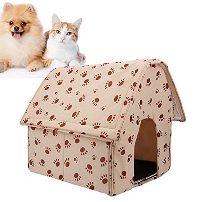 Tienda para Mascotas, caseta para Perros en el Interior Hermoso y práctico para Pasillo con balcón u Otros Lugares