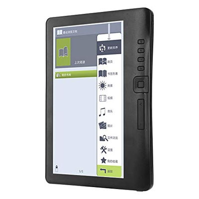 Lector de Libros electrónicos TFT LCD de 7 Pulgadas, diseño Resistente al Agua, Almacenamiento Externo de 16 GB, Brazo Integrado de 9 núcleos, botón I