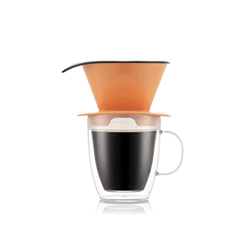 BODUM K11872-447SSA-Y21 POUR OVER Gotero de café y taza doble pared, 0,3l características