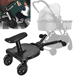 Tablero De Buggy Con Asiento, Vihir Tableros PortáTiles Para Niños Tablero De Pie Para Cochecito, Seguro Y Cómodo, Accesorios Para Cochecito, Tablero  precio