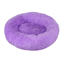 Larga Peluche de Peluche Cojín de amortiguación Sofá Mascota Super Suave y Suave Cómoda Estera para Dog House Bed Round Winter Bed Warm Bed Cama para  precio