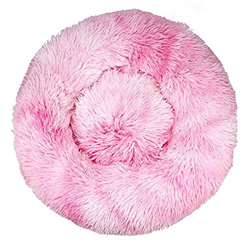 Larga Peluche de Peluche Cojín de amortiguación Sofá Mascota Super Suave y Suave Cómoda Estera para Dog House Bed Round Winter Bed Warm Bed Cama para  en oferta