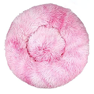 Larga Peluche de Peluche Cojín de amortiguación Sofá Mascota Super Suave y Suave Cómoda Estera para Dog House Bed Round Winter Bed Warm Bed Cama para 