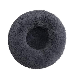 Larga Peluche de Peluche Cojín de amortiguación Sofá Mascota Super Suave y Suave Cómoda Estera para Dog House Bed Round Winter Bed Warm Bed Cama para  características