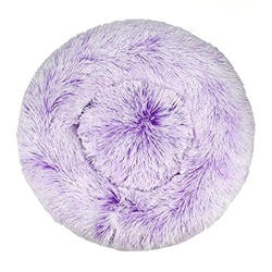 Larga Peluche de Peluche Cojín de amortiguación Sofá Mascota Super Suave y Suave Cómoda Estera para Dog House Bed Round Winter Bed Warm Bed Cama para  características