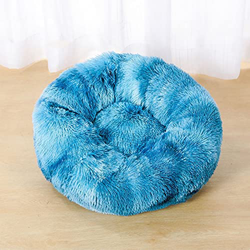 Larga Peluche de Peluche Cojín de amortiguación Sofá Mascota Super Suave y Suave Cómoda Estera para Dog House Bed Round Winter Bed Warm Bed Cama para  en oferta