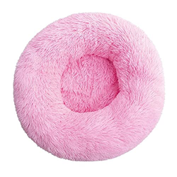 Larga Peluche de Peluche Cojín de amortiguación Sofá Mascota Super Suave y Suave Cómoda Estera para Dog House Bed Round Winter Bed Warm Bed Cama para  en oferta