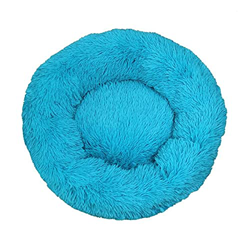 Larga Peluche de Peluche Cojín de amortiguación Sofá Mascota Super Suave y Suave Cómoda Estera para Dog House Bed Round Winter Bed Warm Bed Cama para  en oferta