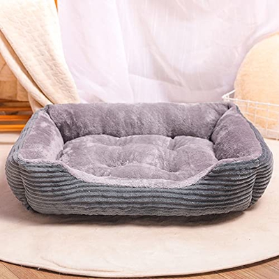 WHZSH Nuevo Rectángulo de Perro Bolsa de Dormir Bolsa de Dormir Kennel Puppy Sofá Cama Casa de Mascotas Invierno Camas cálidas Cojín para Perros peque