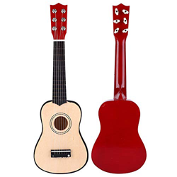 Guitarra para principiantes, guitarra de madera, guitarra para niños, guitarra para niños, juguete para niños, guitarra clásica de 21 pulgadas, instru en oferta