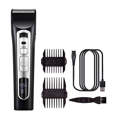 pedkit Cortadora de Pelo Eléctrica, Cortapelos Hombre Profesional , Maquina de Cortar Pelo para Perros Profesional, Low Nois, Carga USB Rápida, pantal