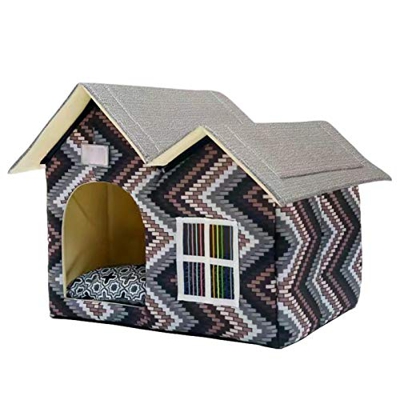 Cipliko Casa para Mascotas Casa para Perros Cueva para Perros Casa para Gatos Cueva para Gatos para Teddy Beagle Bulldog Francés Poodle