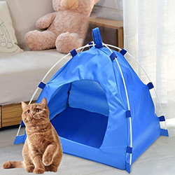 Transpirable y lavable para mascotas, perrera para perros y gatos, plegable para interiores y exteriores, cama para casa, perrera para cachorros, para en oferta