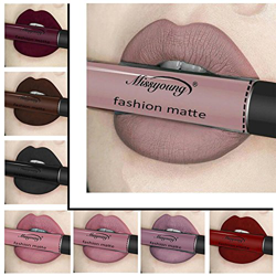 2018 Pintalabios Mate Larga Duracion Labial de Maquillaje Profesional para Niñas por ESAILQ precio