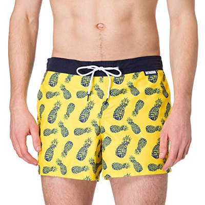 ATHENA Paradise Bañador para Hombre, Ananas, Medium