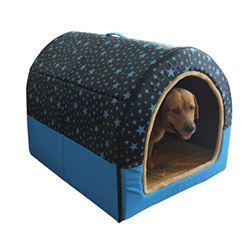 NYDZDM Perrera Perro Grande Perro Mediano Nido para Mascotas, Casa de Perros Casa de Perros Casa Lavable para Perros (Color : Azul, Tamaño : XXXL) precio