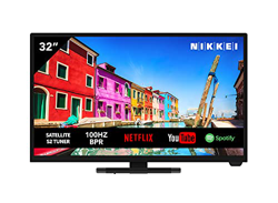 Televisión NIKKEI NH3221SMART de 81 cm/ 32 pulgadas (Smart TV con wifi integrado, HD Ready, 1366 x 768, 3x HDMI, 1x USB, guía electrónica de programas características