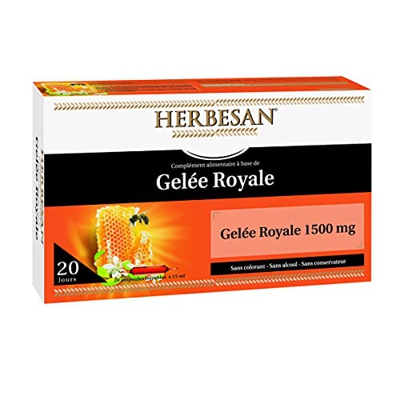 HERBESAN GELEE ROYALE 1500MG - 20 ampoules de 15ml