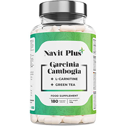 Garcinia Cambogia extra fuerte pura + l Carnitina Cápsulas + Té Verde | CN Farmacia 194557.0 | Quemagrasas abdominal 100% natural | Suplemento reducto precio