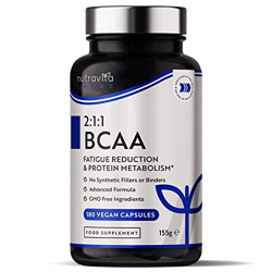 BCAA de alta resistencia 1000 mg 2: 1: 1 - Suplemento deportivo - Leucina, isoleucina y valina con vitamina B6 y B12 añadidas - Reducción de la fatiga características