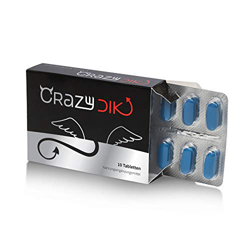 10 comprimidos de CRAZY para hombres Inmediatamente dosis altas probadas en laboratorio sin L-citrulina azul de dosificación alta dosis única para hom en oferta