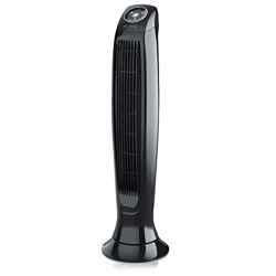 Brandson - Ventilador de torre ECO Green con 9 velocidades - Válvula de pie DC con mando a distancia - Ventilador de columna con oscilación - 86 cm -  precio