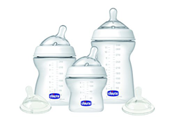 Chicco Natural Feeling Kit Biberón compuesto por 3 piezas, 330 ml/250 ml/150 ml en oferta