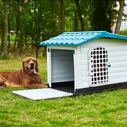 Casa de Perro Grande Exterior, Caseta para Perros Exterior Mediana, Caseta para Perros Exterior con Puerta, Casa Perro Plastico, Casitas para Gatos Ex características