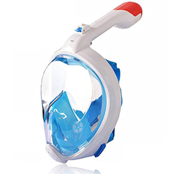 GTJF Máscara de Buceo Máscara de Snorkel Plegable 180 Vista panorámica Libre respiración Cara Completa Máscara de Snorkeling con Traje Adulto (Color : precio