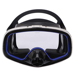 CHENQIAN Adultos Profesionales natación antiniebla Gafas Buceo Media mascarilla Snorkel Gafas Equipo Negro + Azul características