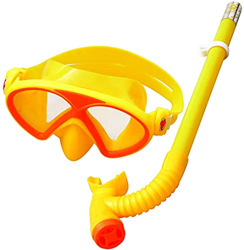 GTJF Máscara de Buceo Sisting Set Niños Anti-Niebla Máscara de Buceo para niños Natación Gafas Snorkel Engranaje con Tubo de respiración para niños y  en oferta