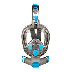 GTJF Máscara de Buceo Máscara de Snorkel Plegable 180 Vista panorámica Libre respiración Cara Completa Máscara de Snorkeling con Traje Adulto (Color : precio