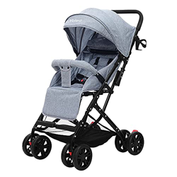 YOLEO Carrito Ligero para Bebés y Niños (0-36 meses), Peso 5KG, Capacidad 15KG, para Paseo o Viaje (Gris) precio