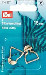 Prym Cierre par Bikini Metal 15 mm Color Plata en oferta