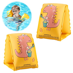 Manguitos de natación para niños, para piscina, para principiantes (dinosaurios, S) en oferta