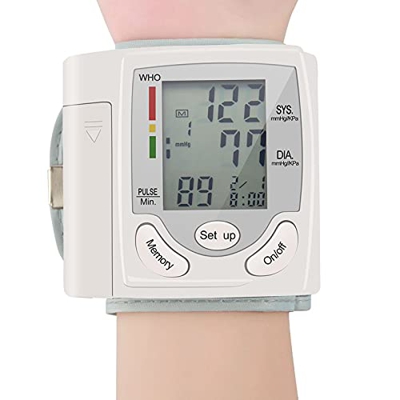 Soglen Tensiómetro de Brazo Monitor de Presión Arterial Digital Automatico con Gran Pantalla LED Deteccion de Irregular Arritmia Brazalete ecargable U