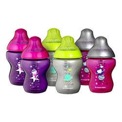 Tommee Tippee Biberones Decorados, 6 Unidades, Aventuras Espaciales Rosa características