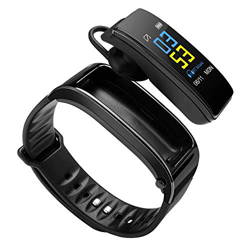 Hozora Pulsera Inteligente Auricular Bluetooth 2 en 1,Fitness Tracker Pulsera TalkBand con Llamadas Reproductor de Audio Auriculares Frecuencia cardía precio