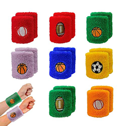 Muñequera Deportivas para Niños, Muñequera para Deportes al Aire Libre, Muñequera Multiusos, Muñequera de Colores, Muñequera Transpirables para Fútbol en oferta