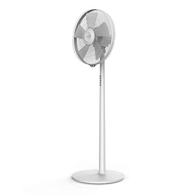 Cecotec Ventilador de pie con Mando a Distancia y Temporizador EnergySilence 540 Smart. 55 W, 5 Aspas de 40 cm de Diámetro, Oscilante, 3 Velocidades, 