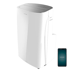 Cecotec Aire Acondicionado Portátil ForceClima 12300 Connected Heating. 1350 W, 12000 BTU, Bomba de Calor, Mando a Distancia, Control por WiFi, 5 Modo en oferta